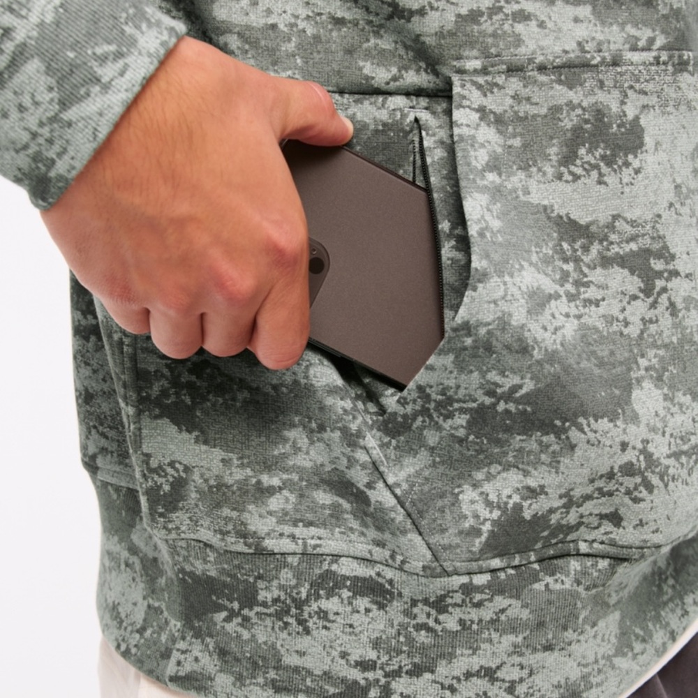 Abercrombie YPB neoKNIT MAX Popover Grey Camo - Picture 4 of 6